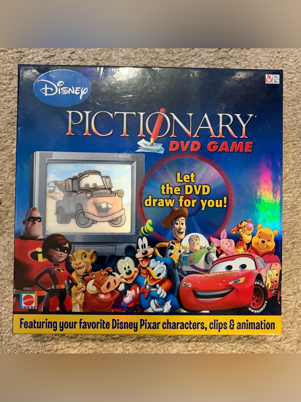Disney Pictionary DVD Game New
